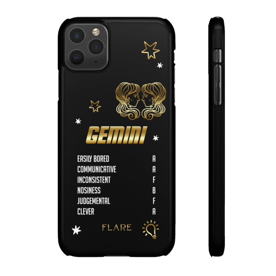 Gemini Zodiac Report Card IPhone Cases
