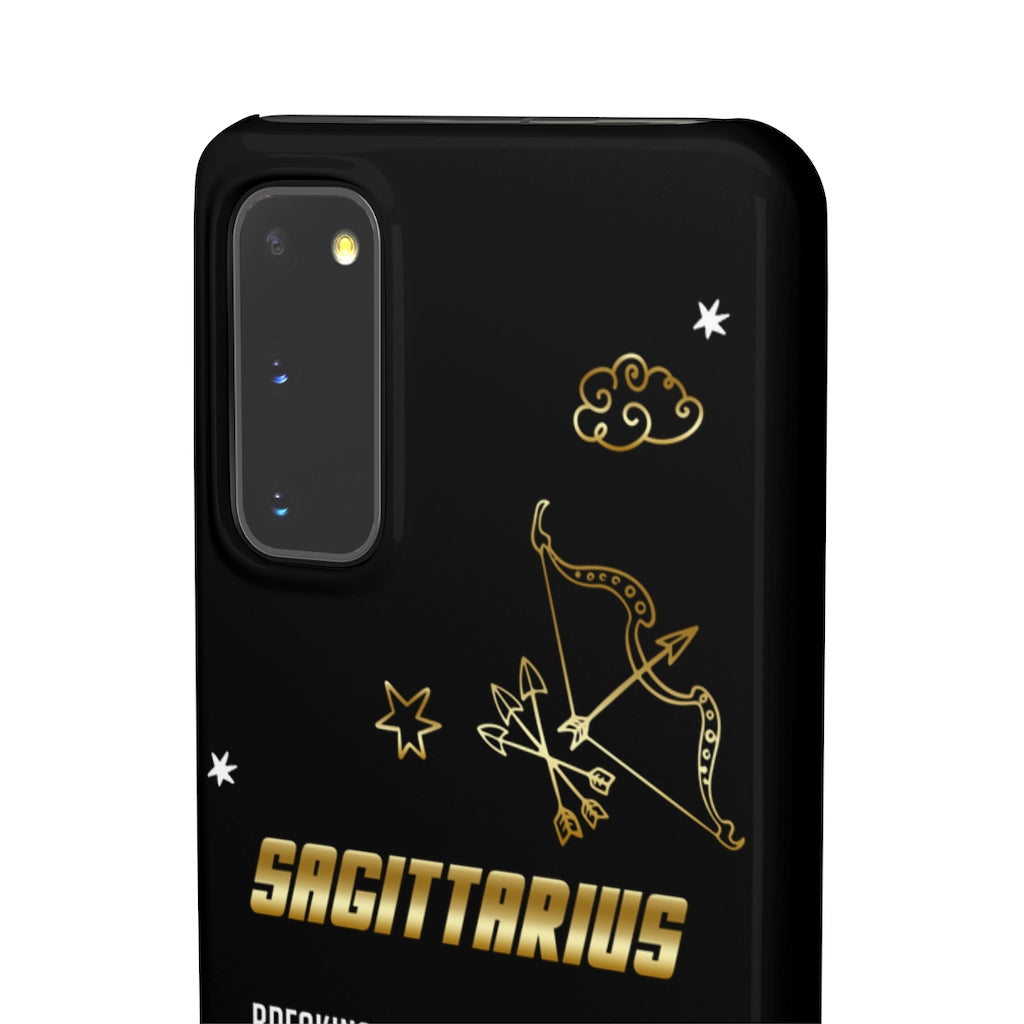 Sagittarius Zodiac Report Card IPhone Cases