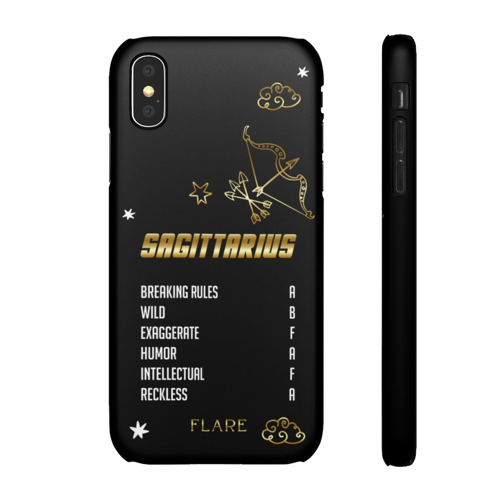 Sagittarius Zodiac Report Card IPhone Cases