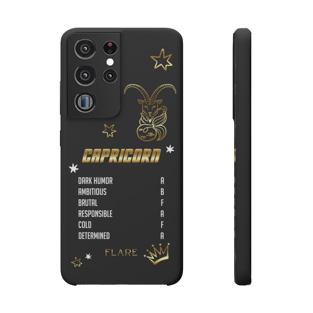 Capricorn Zodiac Report Card IPhone Cases