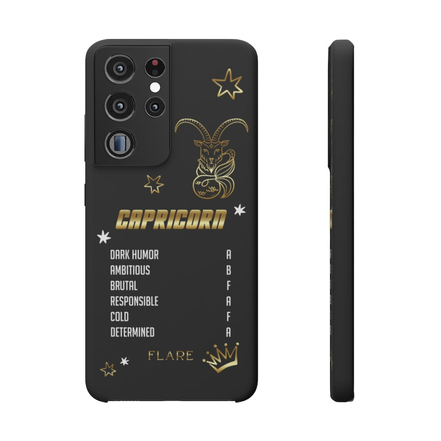 Capricorn Zodiac Report Card IPhone Cases