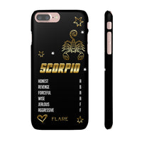Scorpio Zodiac Report Card IPhone Cases
