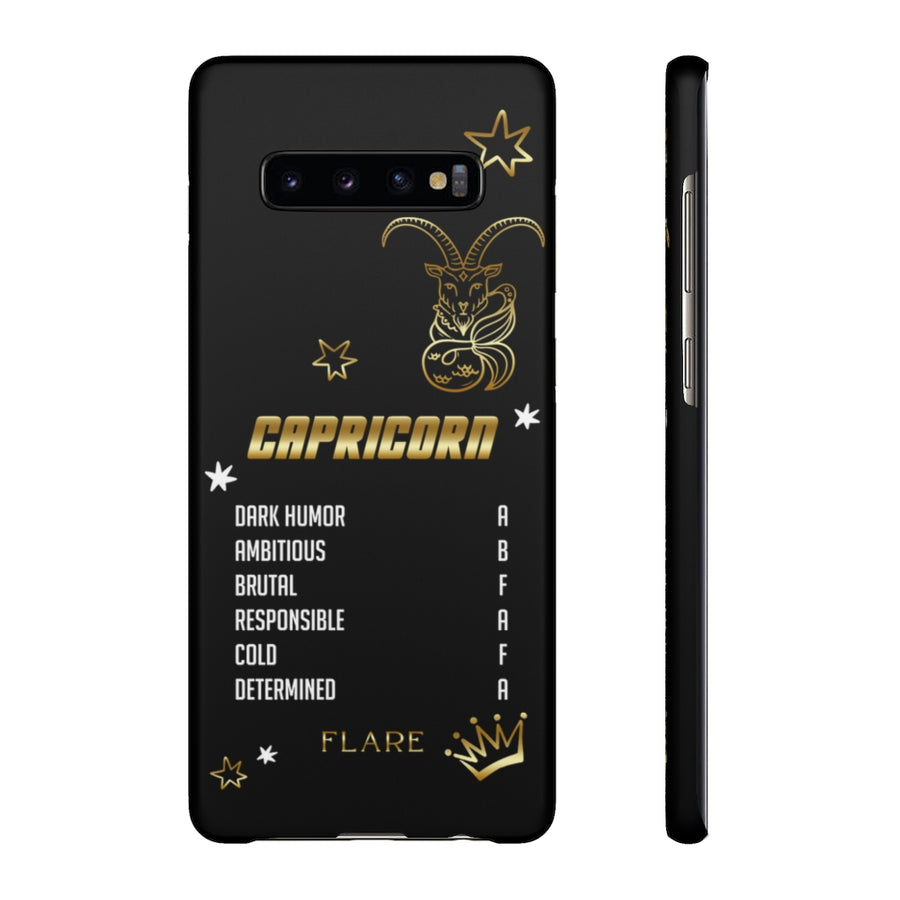 Capricorn Zodiac Report Card IPhone Cases