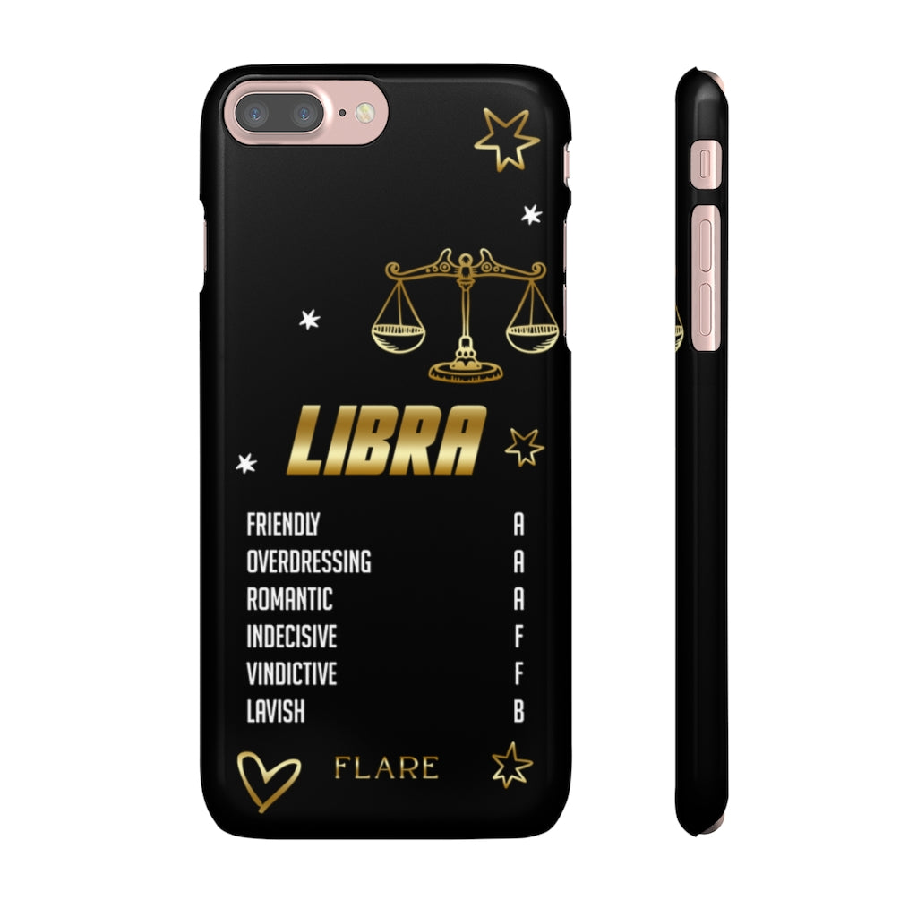 Libra Zodiac Report Card IPhone Cases