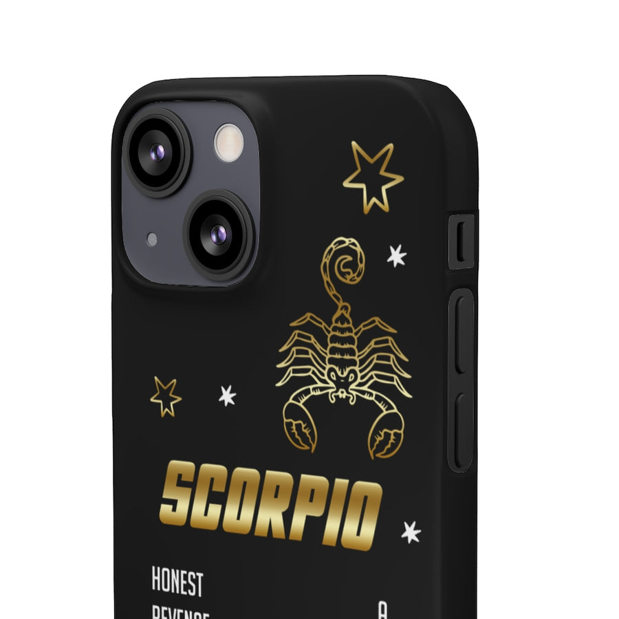 Scorpio Zodiac Report Card IPhone Cases