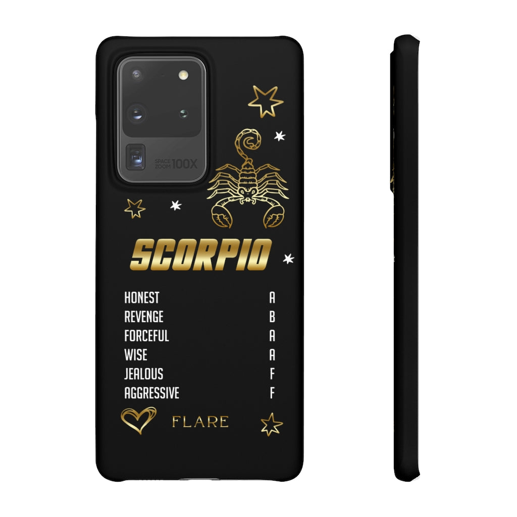 Scorpio Zodiac Report Card IPhone Cases
