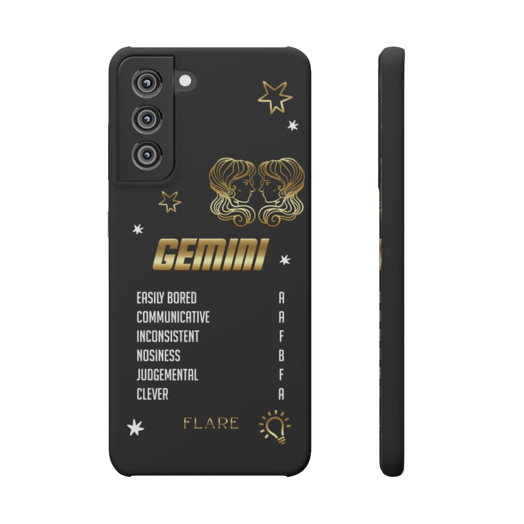 Gemini Zodiac Report Card IPhone Cases