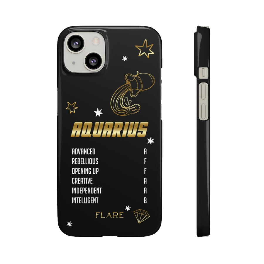 Aquarius Zodiac Report Card IPhone Cases