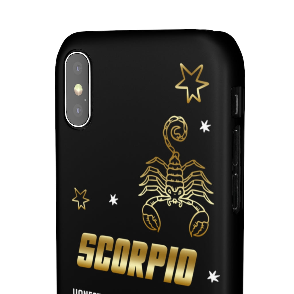 Scorpio Zodiac Report Card IPhone Cases