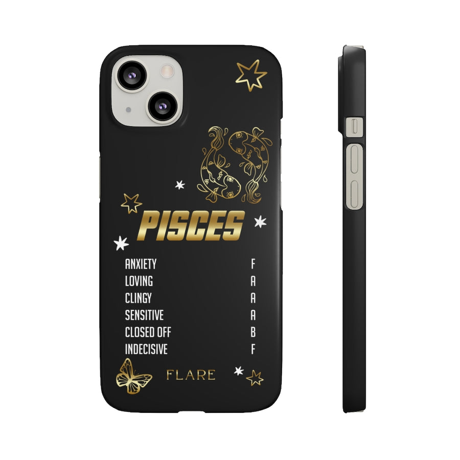 Pisces Zodiac Report Card IPhone Cases