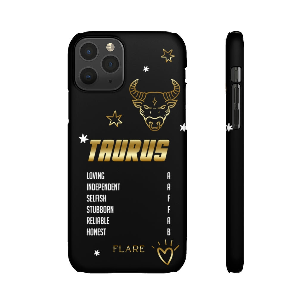 Taurus Zodiac Report Card IPhone Cases