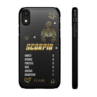 Scorpio Zodiac Report Card IPhone Cases