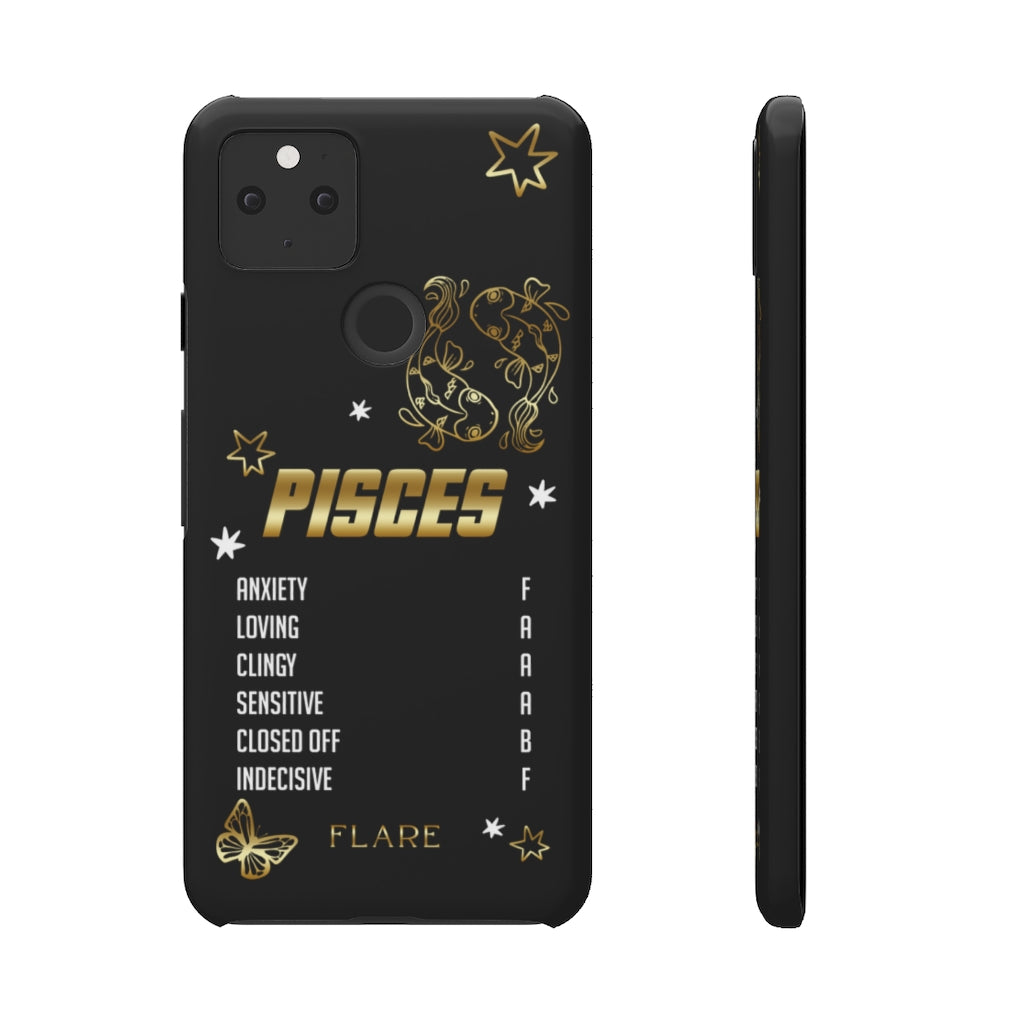 Pisces Zodiac Report Card IPhone Cases