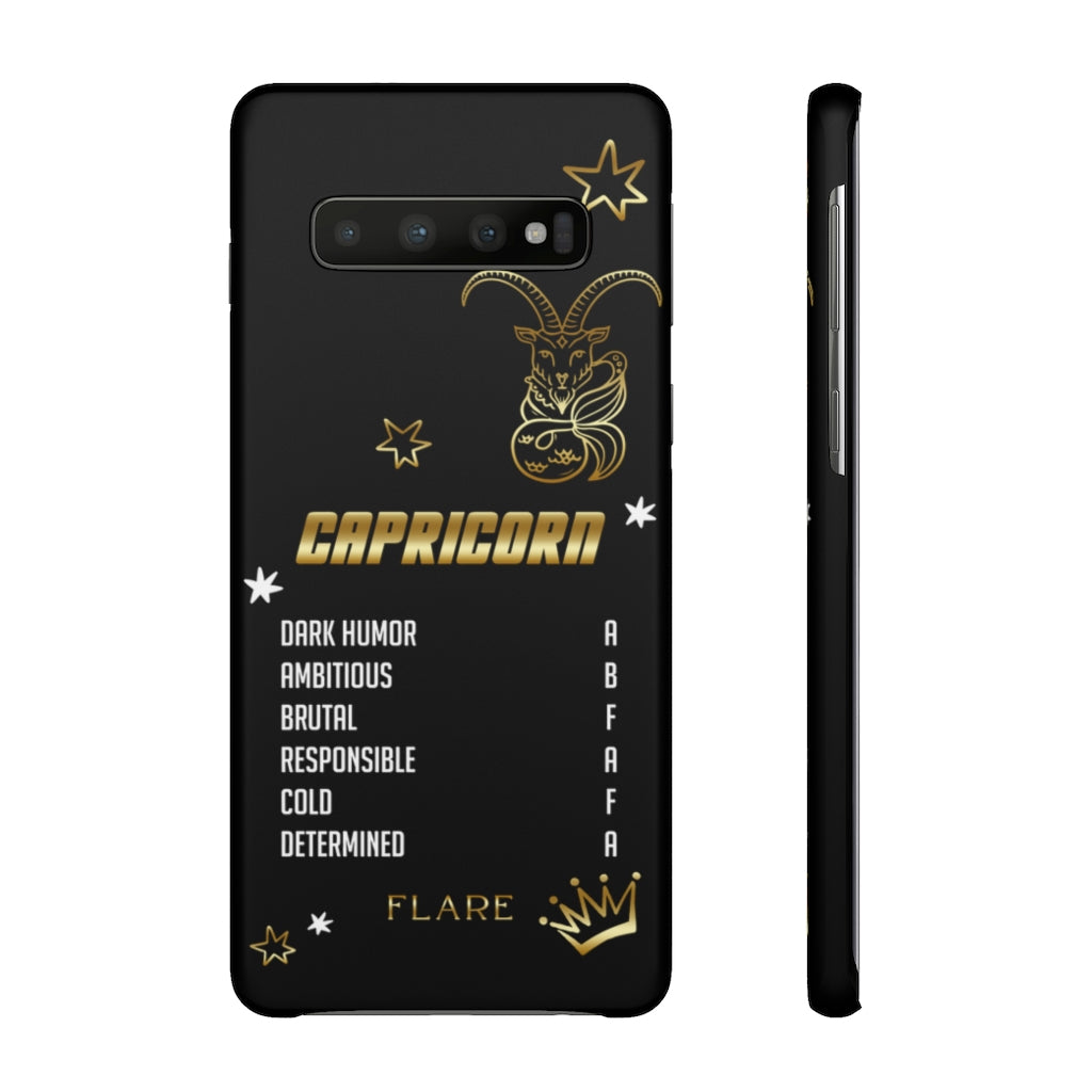 Capricorn Zodiac Report Card IPhone Cases
