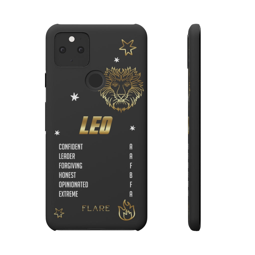 Leo Zodiac Report Card IPhone Cases