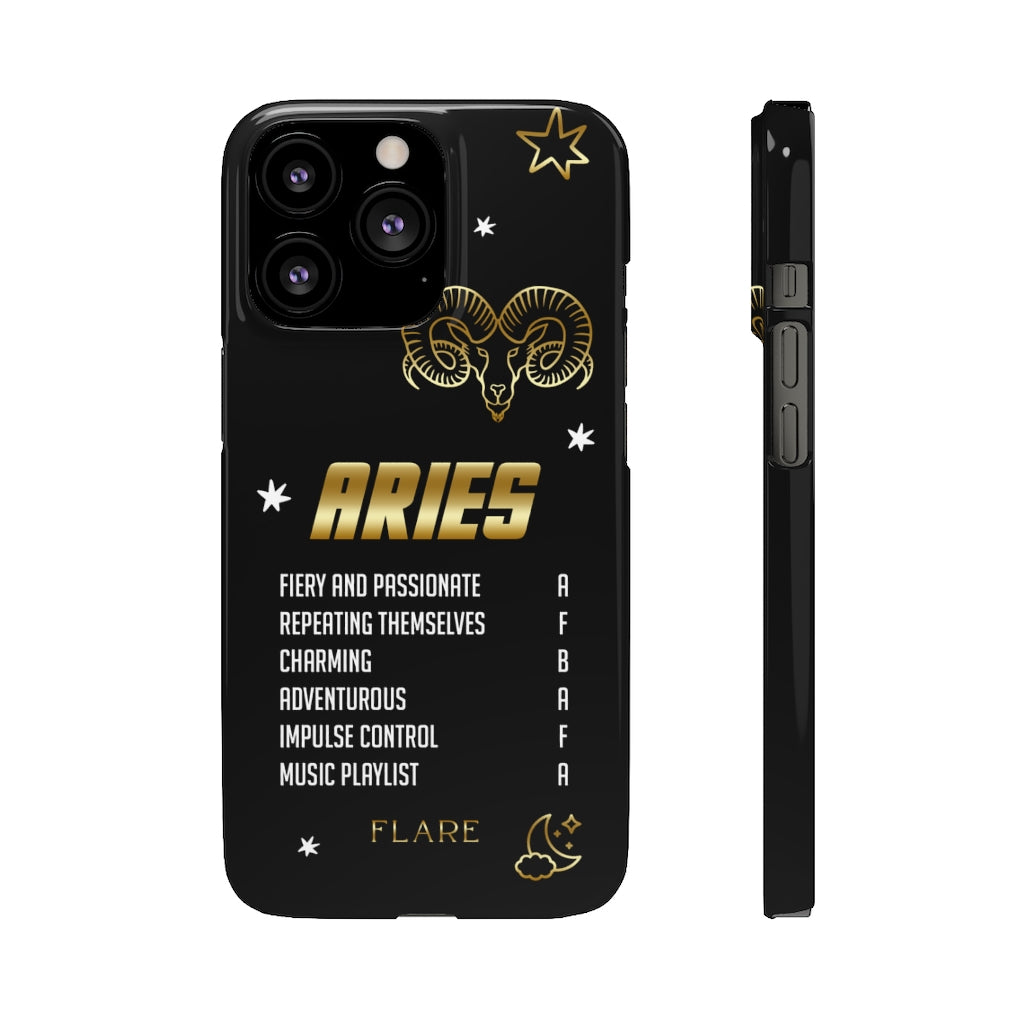 Aries Report Card Iphone Case