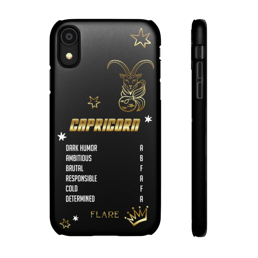 Capricorn Zodiac Report Card IPhone Cases