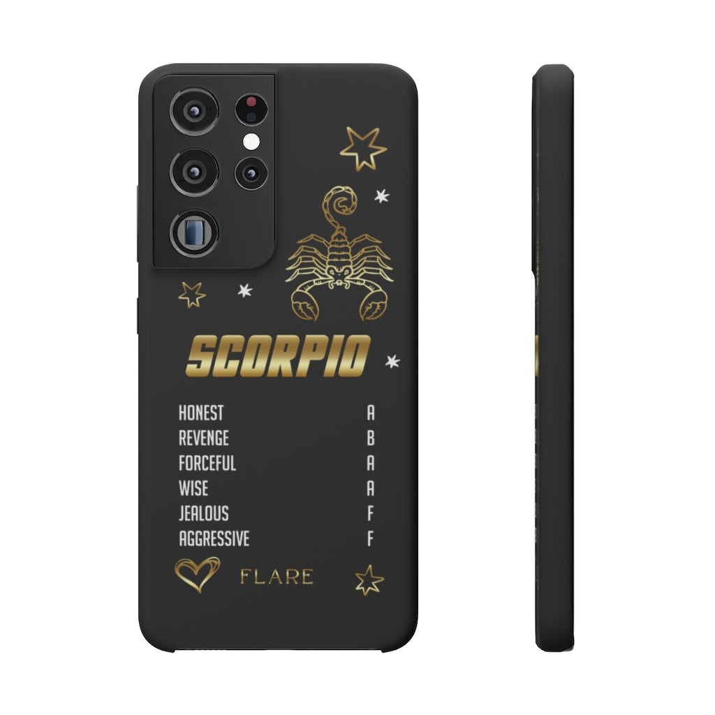 Scorpio Zodiac Report Card IPhone Cases