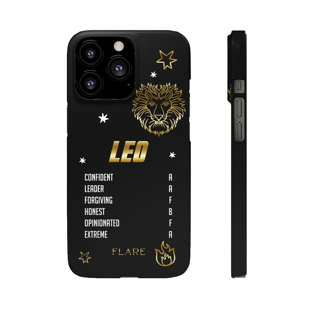 Leo Zodiac Report Card IPhone Cases