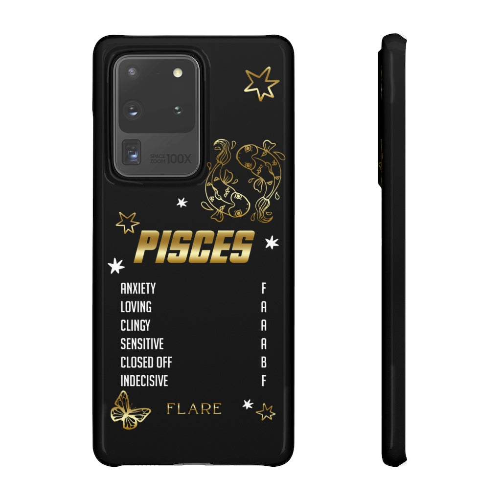 Pisces Zodiac Report Card IPhone Cases