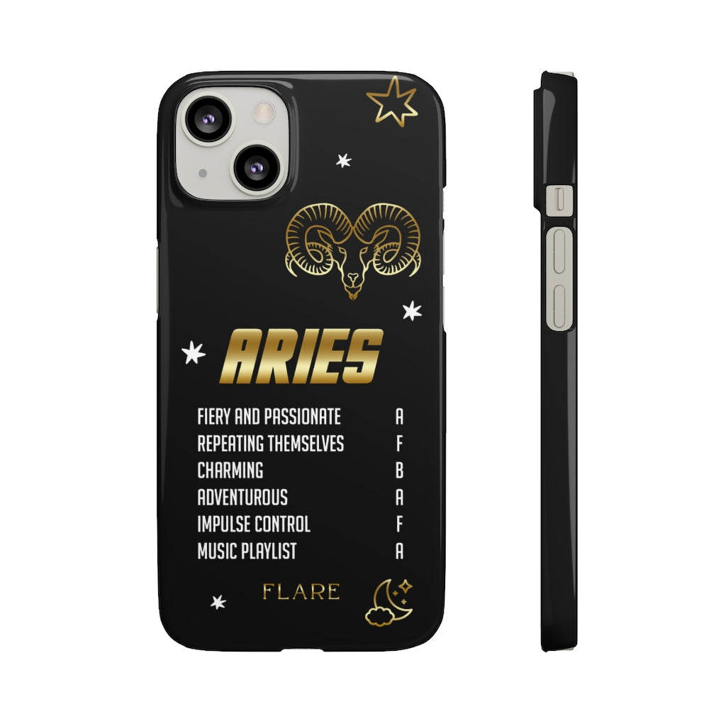 Aries Report Card Iphone Case