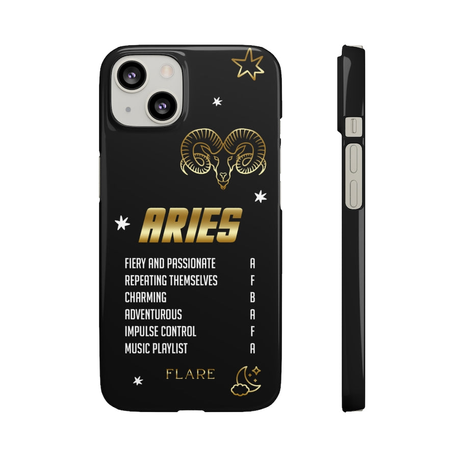 Aries Report Card Iphone Case