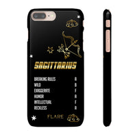Sagittarius Zodiac Report Card IPhone Cases