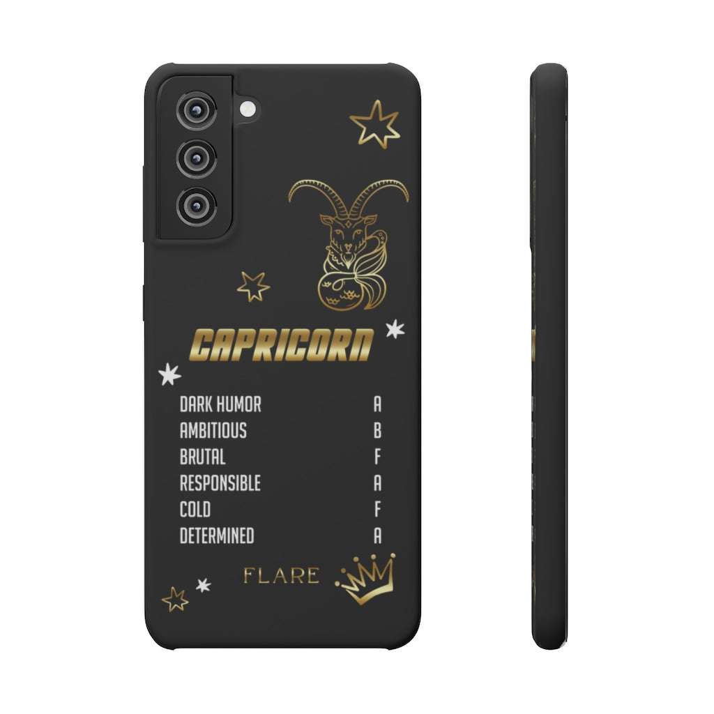 Capricorn Zodiac Report Card IPhone Cases