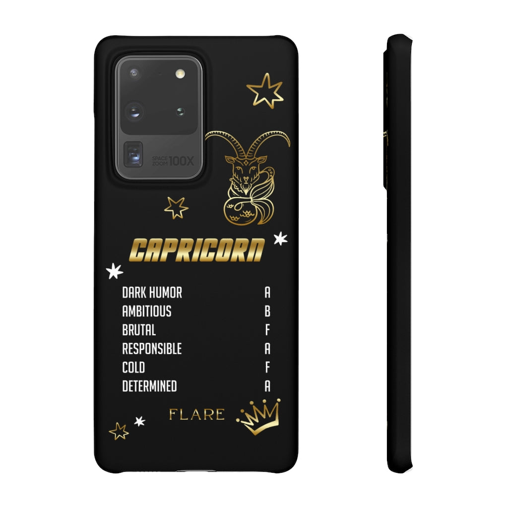 Capricorn Zodiac Report Card IPhone Cases