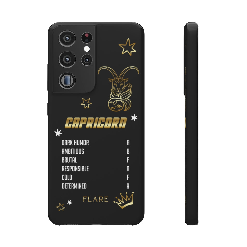 Capricorn Zodiac Report Card IPhone Cases