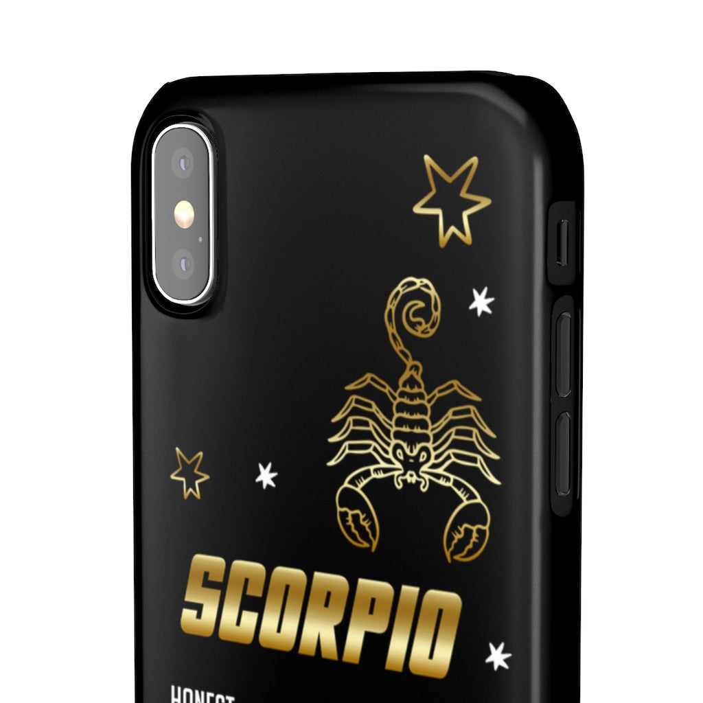 Scorpio Zodiac Report Card IPhone Cases