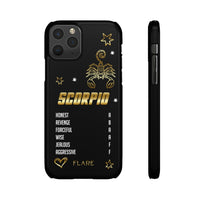 Scorpio Zodiac Report Card IPhone Cases