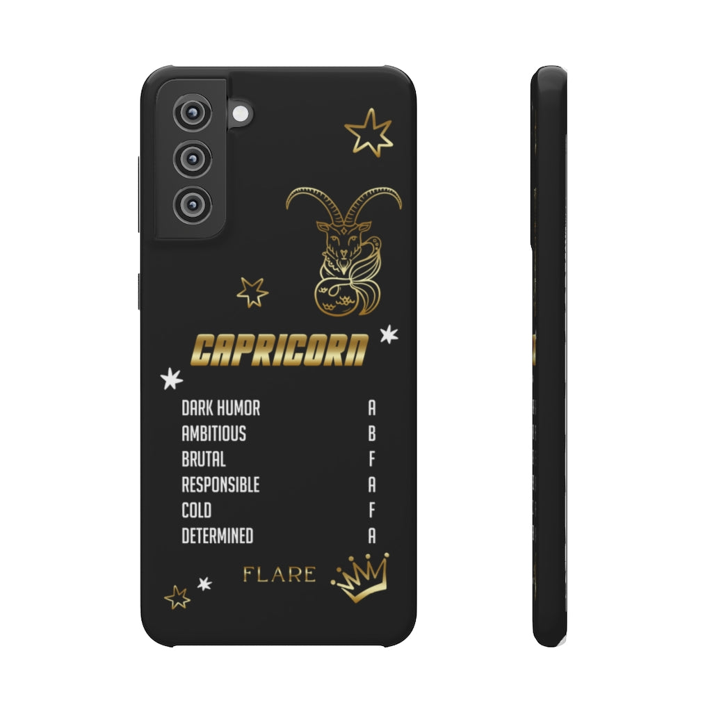 Capricorn Zodiac Report Card IPhone Cases