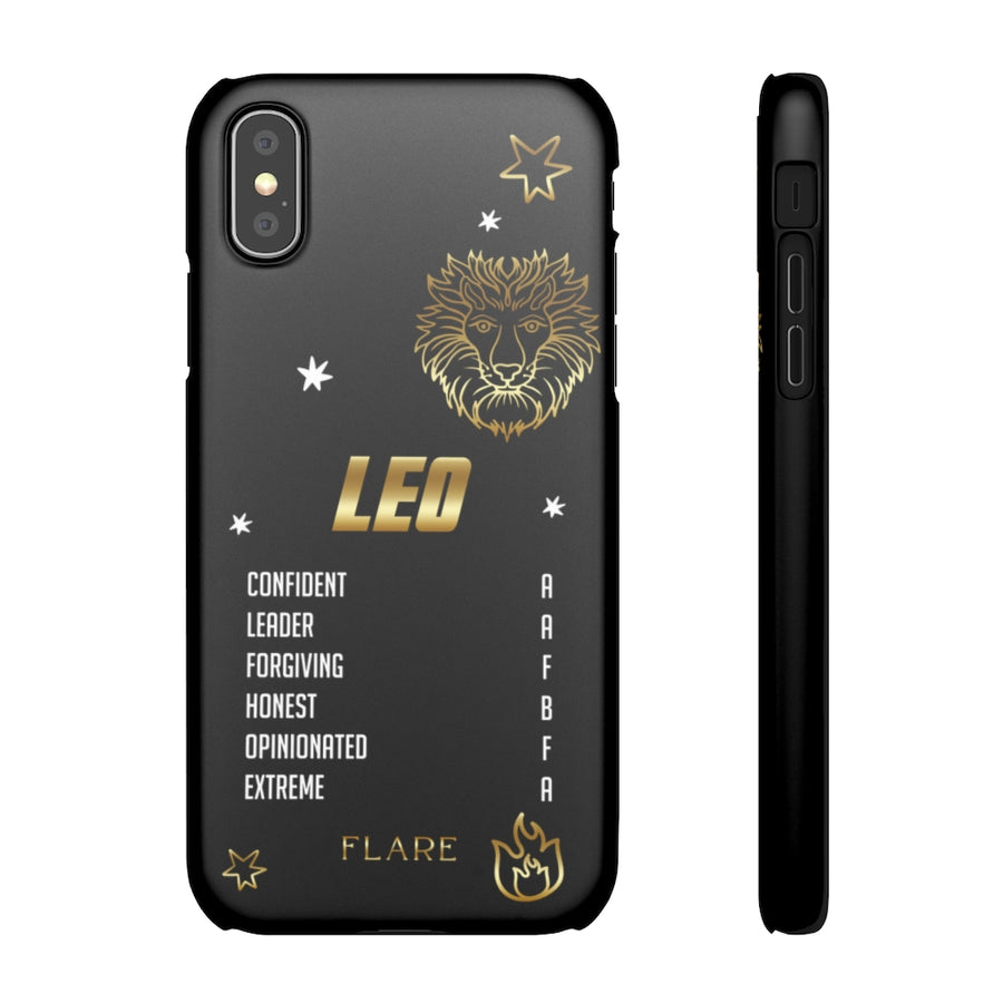 Leo Zodiac Report Card IPhone Cases