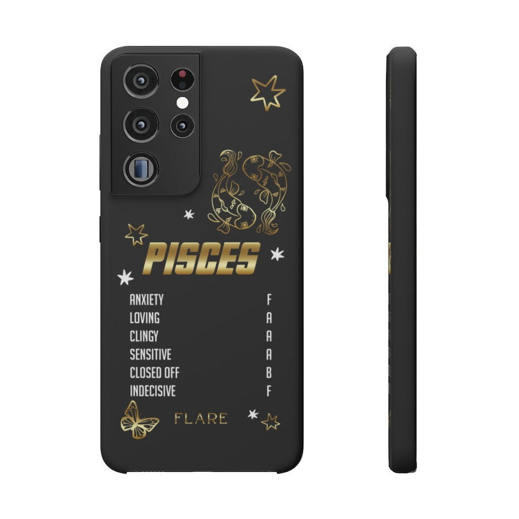 Pisces Zodiac Report Card IPhone Cases
