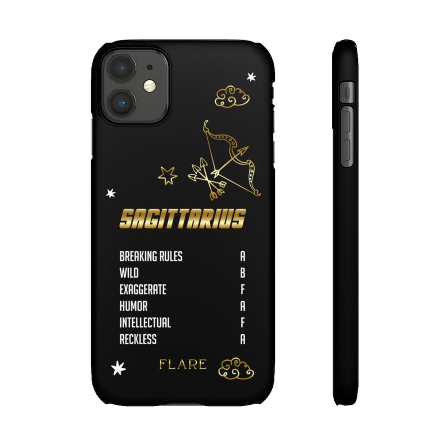 Sagittarius Zodiac Report Card IPhone Cases