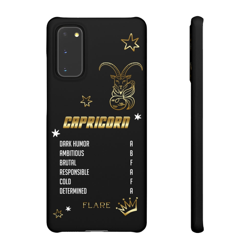 Capricorn Zodiac Report Card IPhone Cases