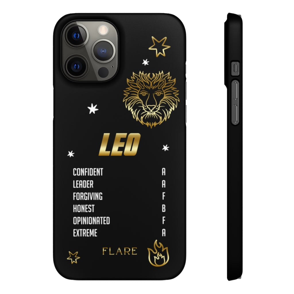 Leo Zodiac Report Card IPhone Cases