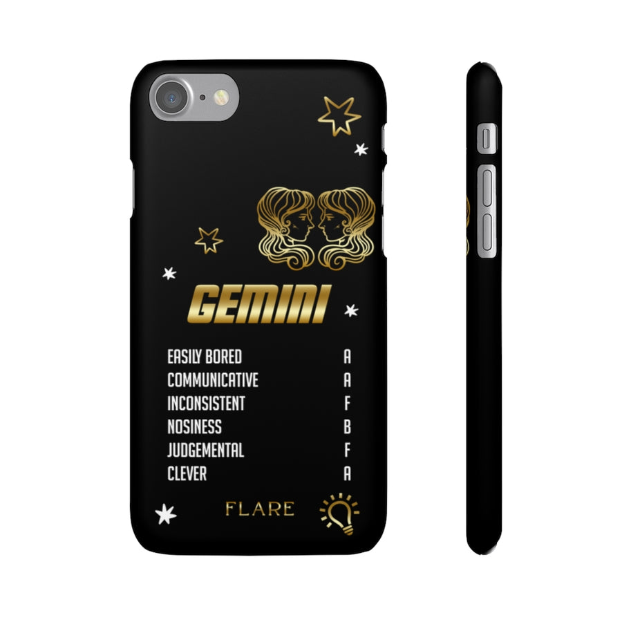 Gemini Zodiac Report Card IPhone Cases