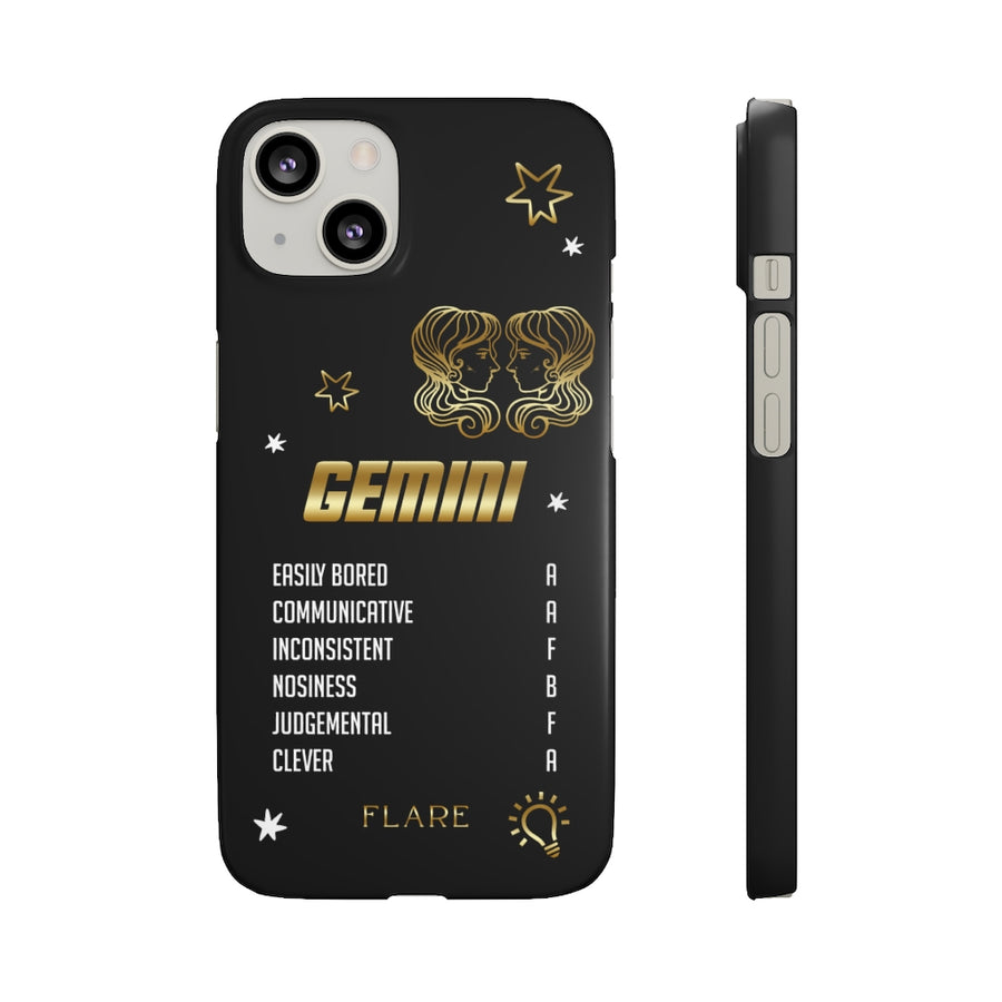 Gemini Zodiac Report Card IPhone Cases