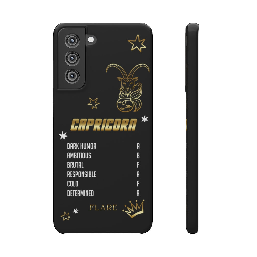 Capricorn Zodiac Report Card IPhone Cases