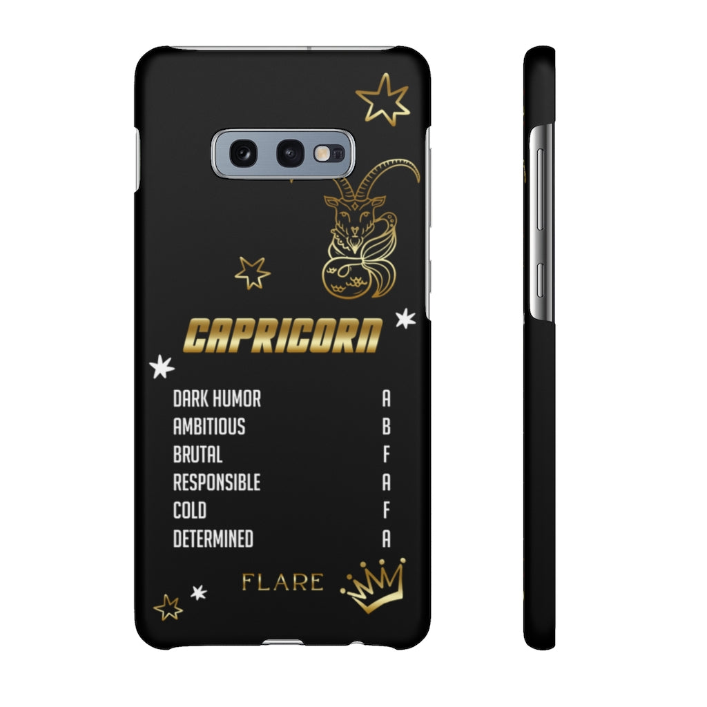 Capricorn Zodiac Report Card IPhone Cases