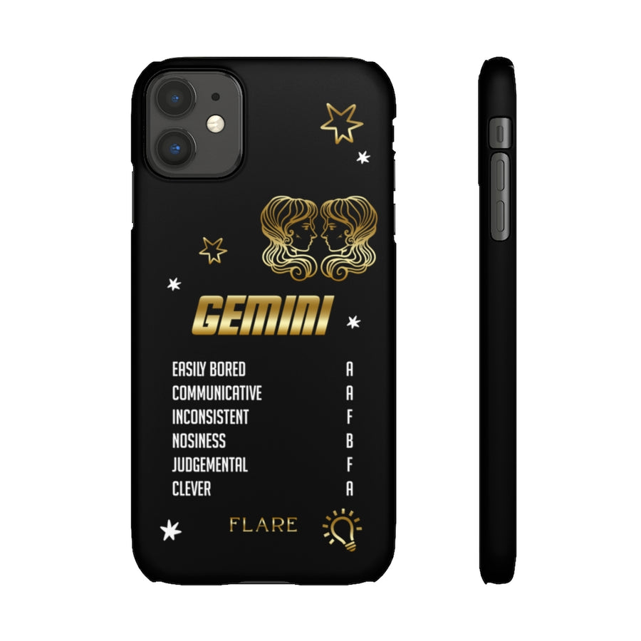 Gemini Zodiac Report Card IPhone Cases
