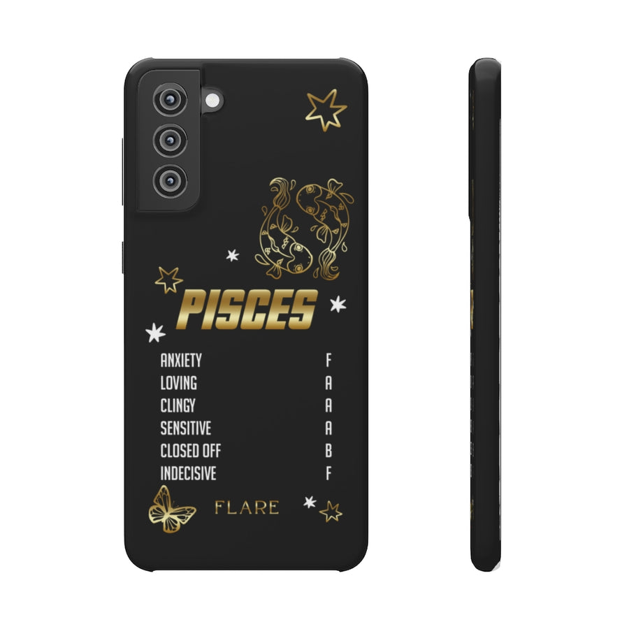 Pisces Zodiac Report Card IPhone Cases
