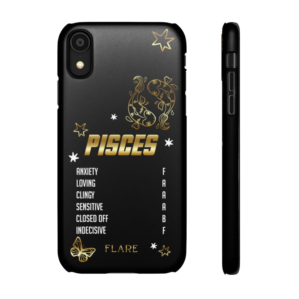 Pisces Zodiac Report Card IPhone Cases