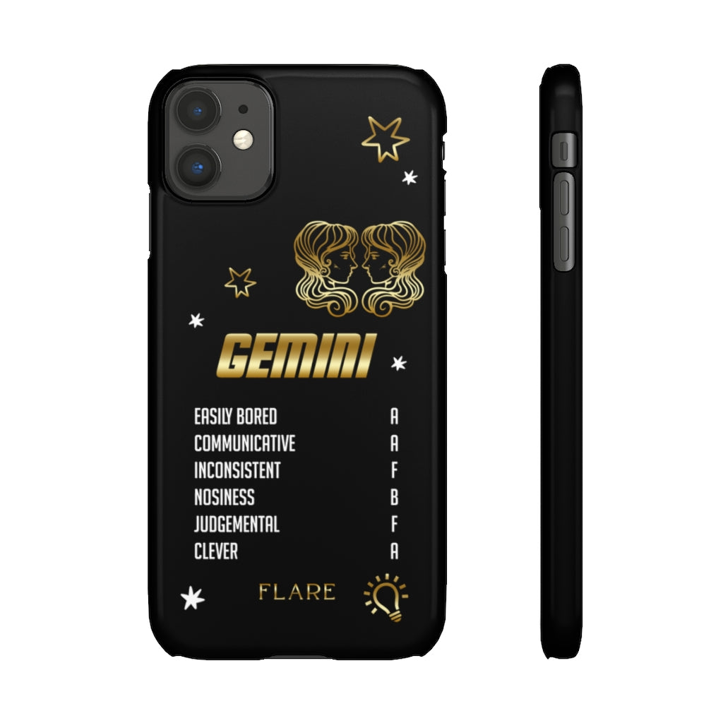 Gemini Zodiac Report Card IPhone Cases