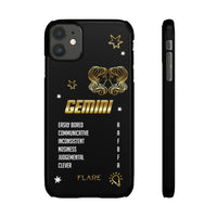 Gemini Zodiac Report Card IPhone Cases