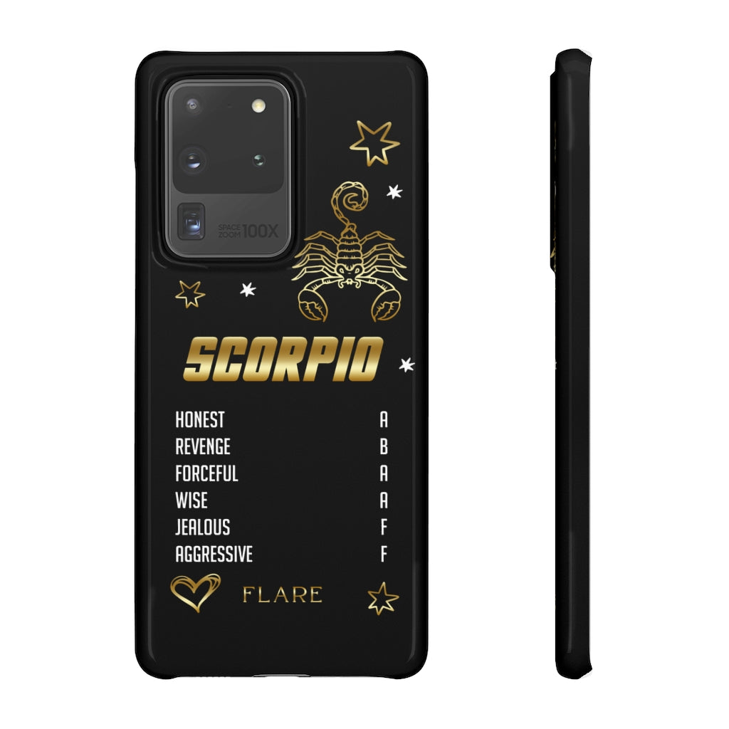 Scorpio Zodiac Report Card IPhone Cases