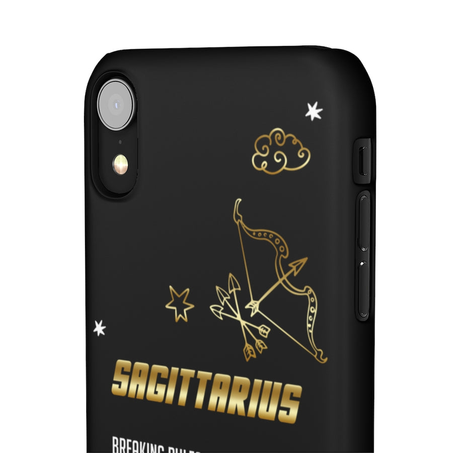 Sagittarius Zodiac Report Card IPhone Cases