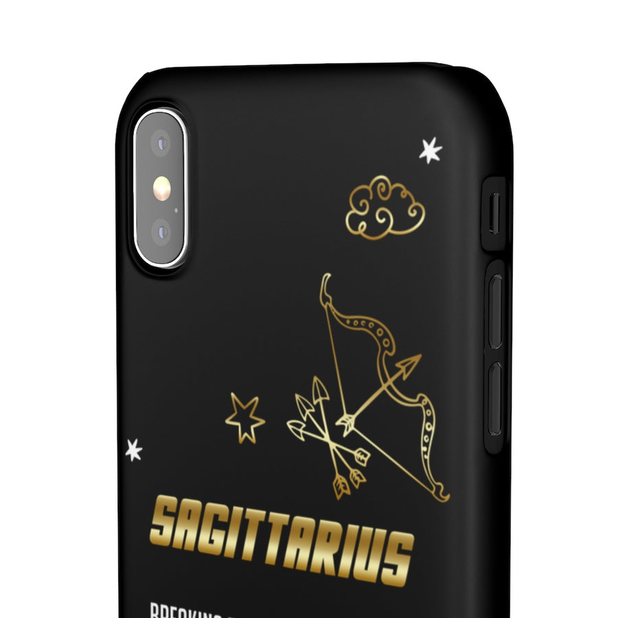 Sagittarius Zodiac Report Card IPhone Cases